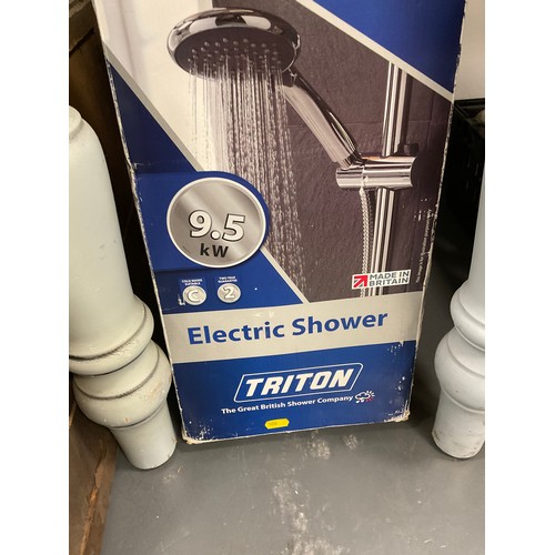 36 - Triton electric shower inbox unused