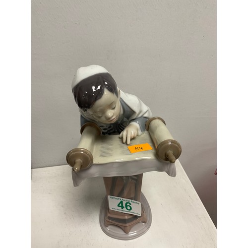 46 - Lladro figure “Bar Mitzvah Day” Model number 6004 Circa 1993 Retired 2013