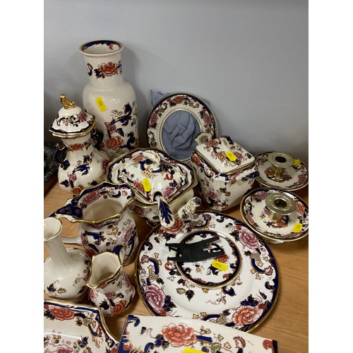 52 - Large quantity, Mason’s Blue  mandalay pottery