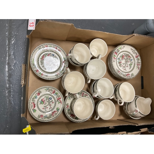 13 - 2 Boxes Vintage Indian tree tea /dinner ware
