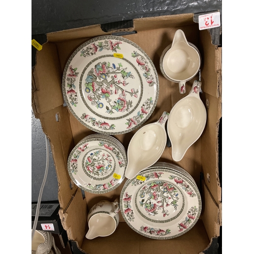 13 - 2 Boxes Vintage Indian tree tea /dinner ware