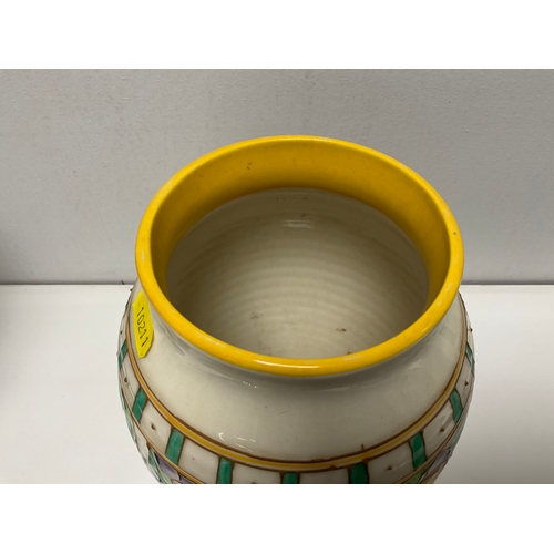 29 - Charlotte Rhead Art deco handpainted Vase approx 7.1/2’’ high