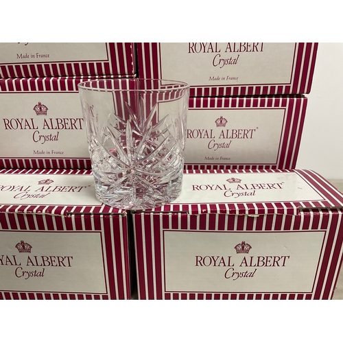 42 - 14 Royal Doulton glasses boxed