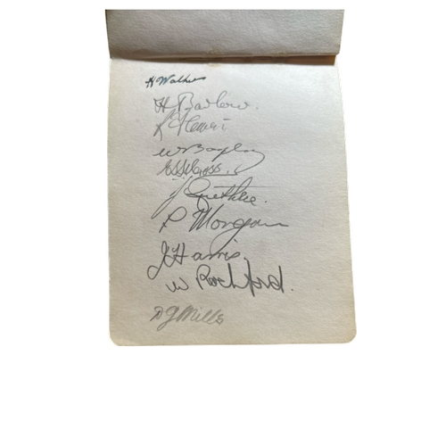 16 - A c1920s-1950s sporting autograph book featuring a collection of over 90 signatures, including boxer... 