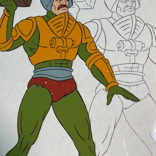 24 - Six original Filmation 'He-Man Masters Of The Universe' Motu art animation cels screen used, includi... 