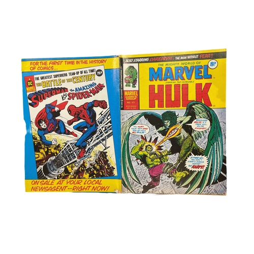 27 - A Marvel comic book legend Stan Lee and Herb Trimpe signed autograph card display, from their UK Tou... 