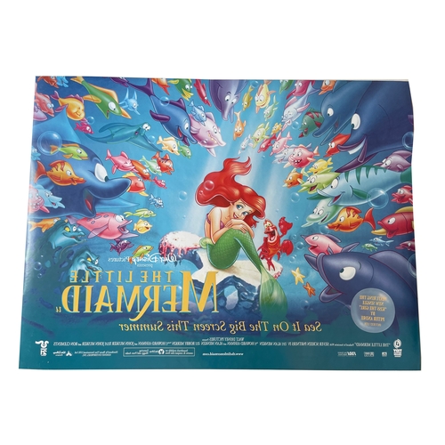 28 - A Walt Disney 'The Little Mermaid' 1997 re-release uk quad film / movie poster, 30x40