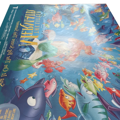 28 - A Walt Disney 'The Little Mermaid' 1997 re-release uk quad film / movie poster, 30x40