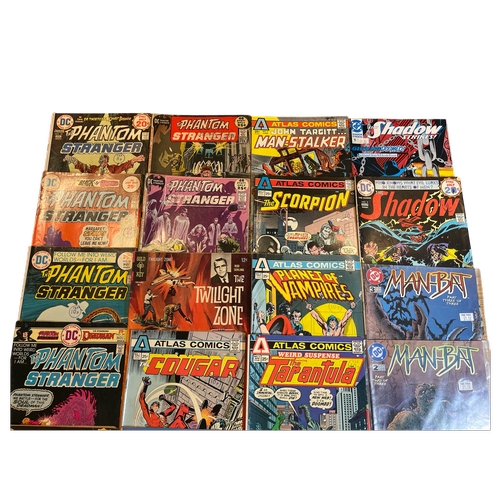 37 - A collection of 25 vintage mainly DC & Atlas Horror superhero comic books featuring mixed titles... 