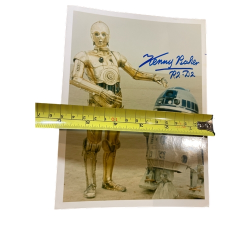 40 - Three original Star Wars autograph / signed movie photographs, including Darth Vader (Dave Prowse), ... 