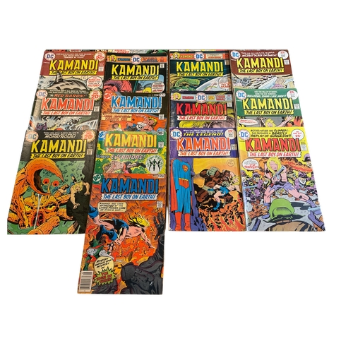 51 - A collection of 25 vintage 'Kamandi The Last Boy On Earth' DC superhero comic books Jack Kirby art, ... 