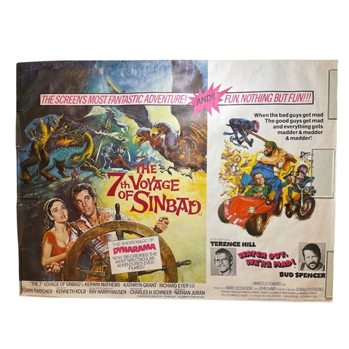 58 - A 1975 rare Marler Hayley Harryhausen '7th main Voyage Of Sinbad' & 'Watch Out, We're Mad' doubl... 