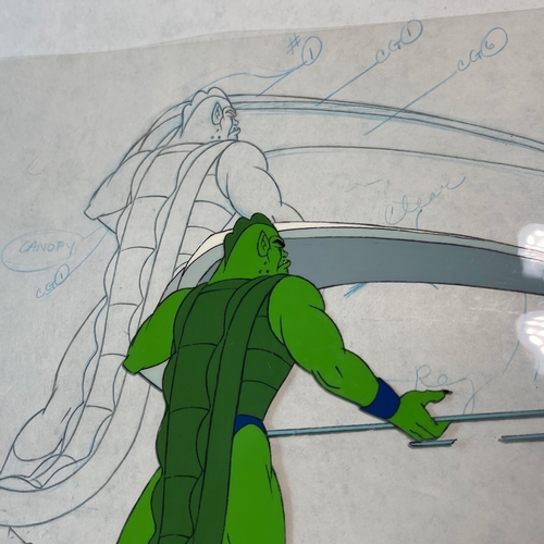 65 - Six original 1980’s Filmation 'He-Man Masters Of The Universe' Motu Art animation tv cartoon  cels s... 