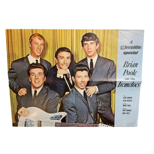 92 - Five original 1960'S Reveille Pop Magazine 'Special' pop star group postersincluding The Tremeloes, ... 