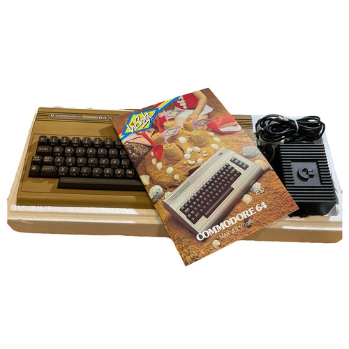 97 - A vintage 1980's Commodore 64 Micro Computer, together with a C2N Cassette Unit Gaming / Computing, ... 