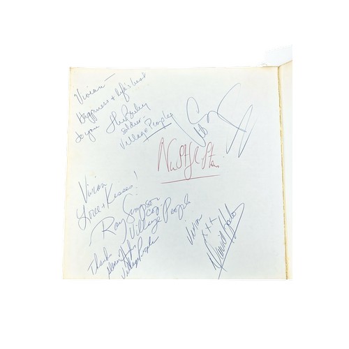 99 - A signed Freddie Mercury / Elton John / Billy Connolly Errol Brown / Village People  (plus other aut... 