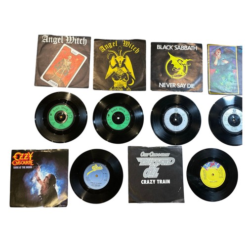 77 - A quantity of original release rock / metal/ punk 7