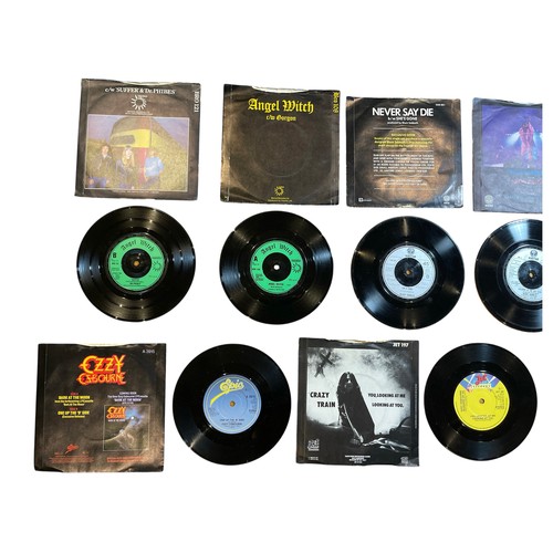 77 - A quantity of original release rock / metal/ punk 7