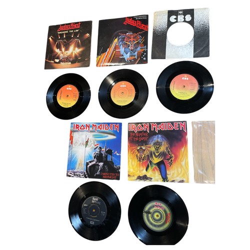 75 - A quantity of original release rock/metal 7