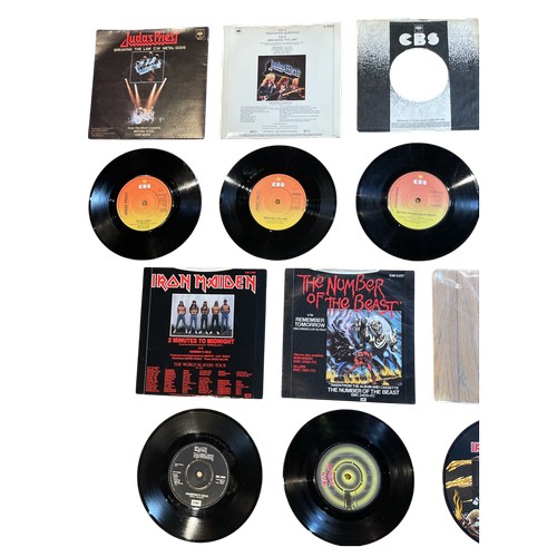 75 - A quantity of original release rock/metal 7