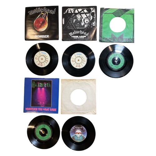 73 - A quantity of original release rock/metal/punk 7