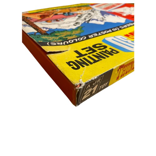 87 - A 1964 boxed Thunderbirds 3D painting set Gerry Anderson TV21 TV toy,  42 x 31.5 x 3.5cm.Fantastical... 