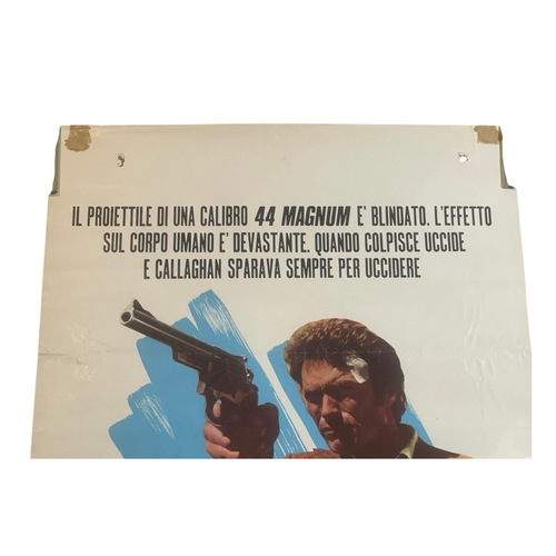 109 - An original 1973 'Magnum Force' Italian Clint Eastwood, movie / film poster, dir. by Ted Post, 33.5x... 