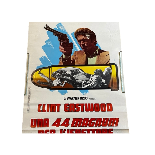 109 - An original 1973 'Magnum Force' Italian Clint Eastwood, movie / film poster, dir. by Ted Post, 33.5x... 