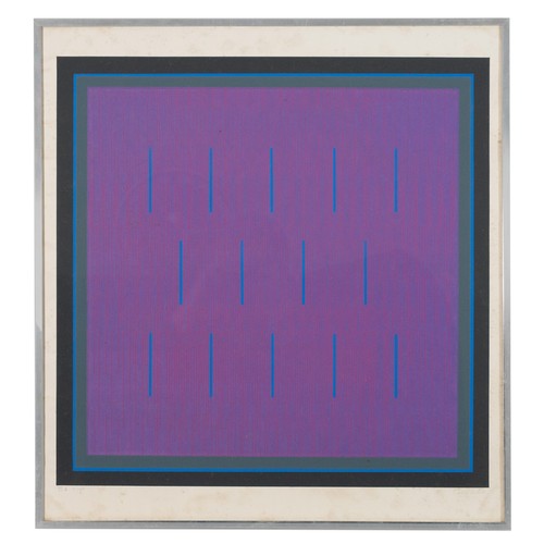 202 - Gordon Appelbe Smith (British/Canadian 1919-2020), 'Blue Presence', c1968, limited edition silkscree... 