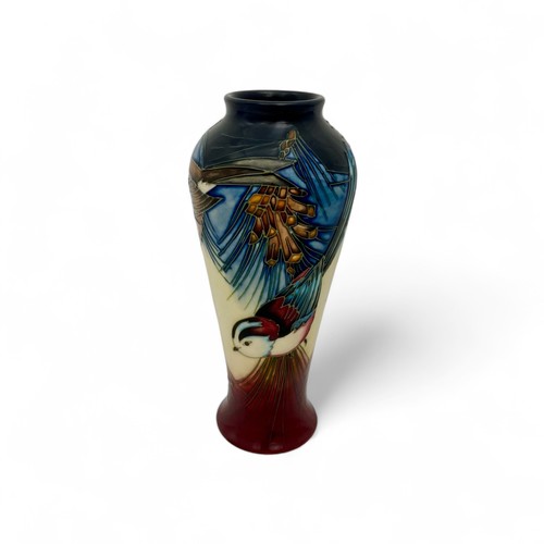 47 - A Moorcroft pottery 'Inglewood' pattern vase designed by Philip Gibson, with tube lined decoration o... 