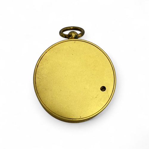 246 - A late 19th century Compensated aneroid by J.H. Steward London, the lacquered brass case with silver... 