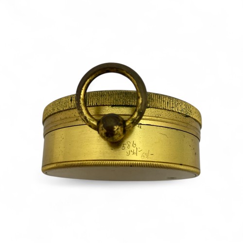 246 - A late 19th century Compensated aneroid by J.H. Steward London, the lacquered brass case with silver... 