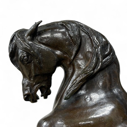 173 - Antoine-Louis Barye (French, 1795-1875), ‘Cheval Turc No.2, Antérieur Gauche Levé, Terasse Ovale’ (T... 