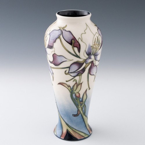 33 - A tall Moorcroft ‘Petals in the Wind’ patten baluster vase designed Nicola Slaney in 2011, numbered ... 