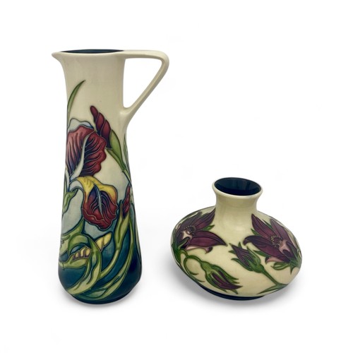 42 - A Moorcroft ‘Pulsatilla’ pattern vase designed by Vicky Lovatt, impressed and painted marks to base,... 