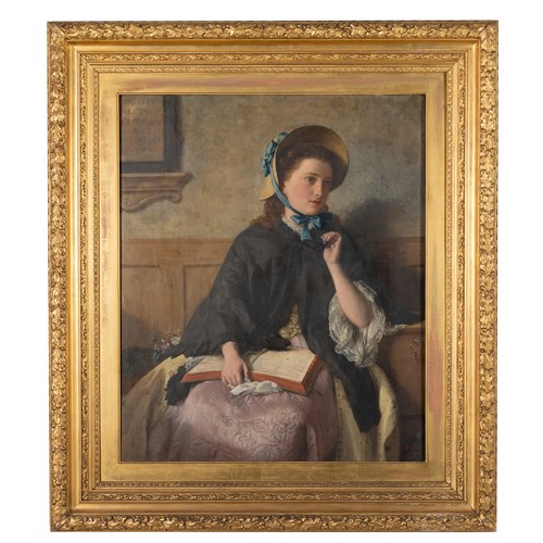 187 - Attributed to Arthur Rankley (British 1819-72), a good and charming mid-Victorian oil on canvas port...