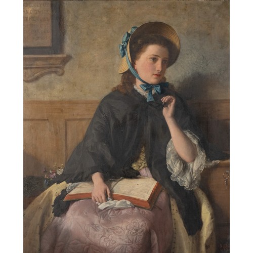 187 - Attributed to Arthur Rankley (British 1819-72), a good and charming mid-Victorian oil on canvas port... 