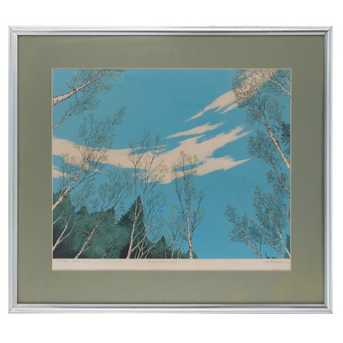 205 - Milford 'Mel' Hunter (1927-2004), 'In Our Birch Grove', 1976, limited edition colour lithograph, num... 