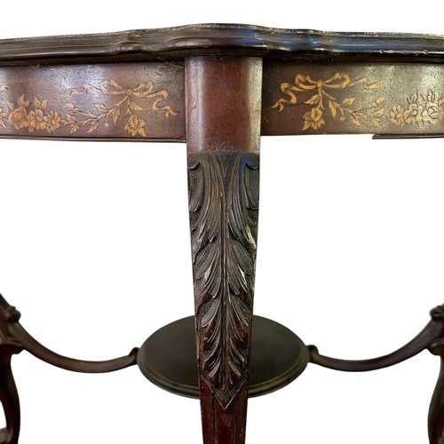 223 - A mid-late Victorian W. Walker & Sons mahogany occasional table, with shaped, stepped top, the a... 