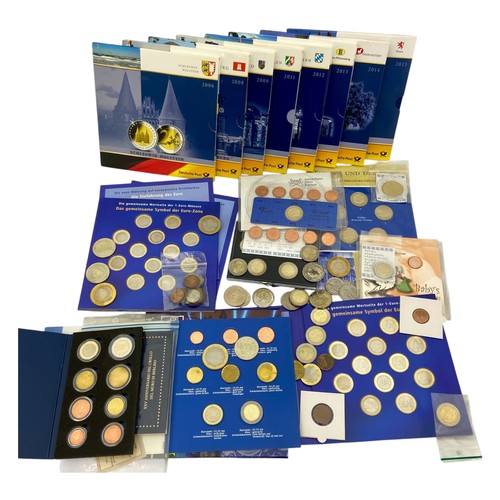 235 - A collection of 20th and 21st century European coins comprising over one hundred euros (€100) in leg... 