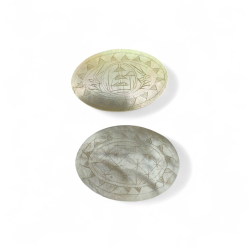 247 - A large quantity of late 19th or early 20th century Chinese etched and cut mother of pearl gaming co... 