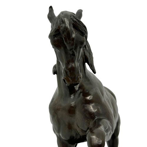 173 - Antoine-Louis Barye (French, 1795-1875), ‘Cheval Turc No.2, Antérieur Gauche Levé, Terasse Ovale’ (T... 