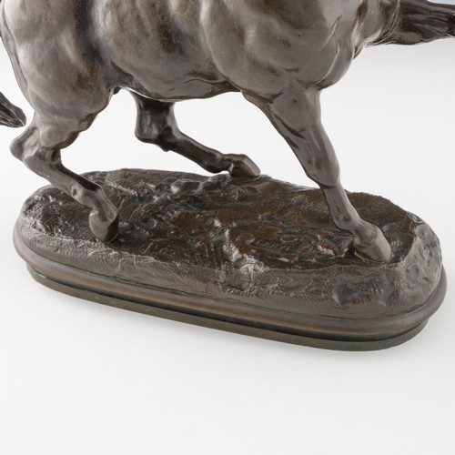 173 - Antoine-Louis Barye (French, 1795-1875), ‘Cheval Turc No.2, Antérieur Gauche Levé, Terasse Ovale’ (T... 