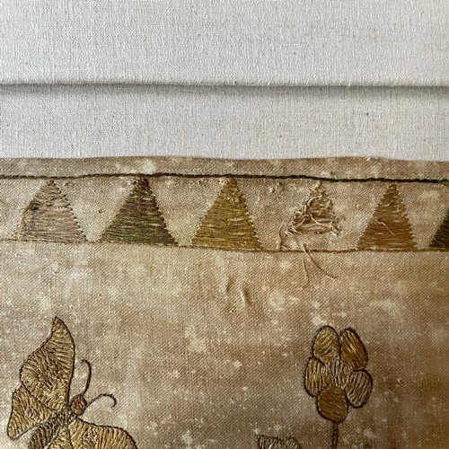 368 - A large and rare 19thC or early 20thC Balinese, Indonesian embroidered Ider Ider narrative temple ha... 