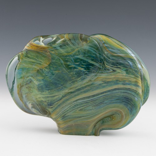 79 - A very rare early Mdina Glass 'Sculpture', designed, signed and made by Michael Harris in 1970, the ... 