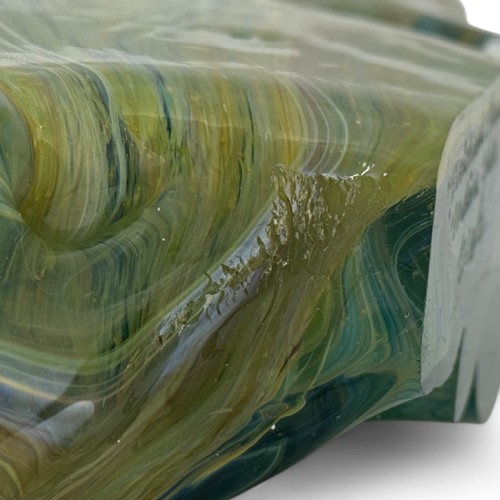 79 - A very rare early Mdina Glass 'Sculpture', designed, signed and made by Michael Harris in 1970, the ... 