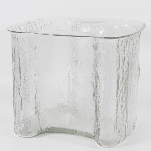 31 - A rare late 1960s Finnish Iittala 'Finlandia' textured 'Satula' (Saddle) sculpture, no.3380, designe... 