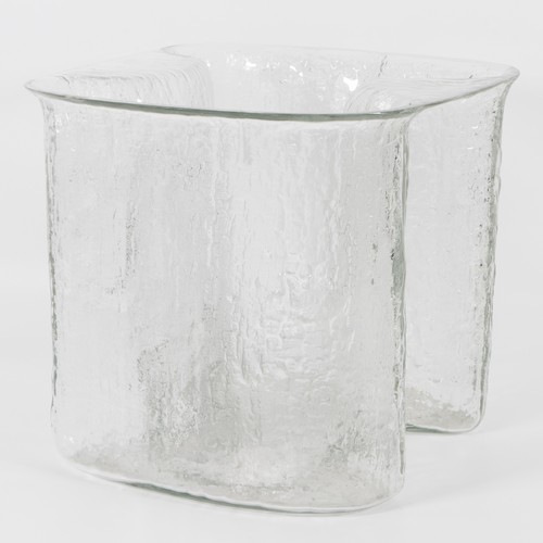 31 - A rare late 1960s Finnish Iittala 'Finlandia' textured 'Satula' (Saddle) sculpture, no.3380, designe... 