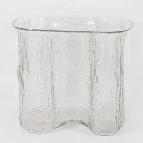 31 - A rare late 1960s Finnish Iittala 'Finlandia' textured 'Satula' (Saddle) sculpture, no.3380, designe... 