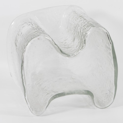 31 - A rare late 1960s Finnish Iittala 'Finlandia' textured 'Satula' (Saddle) sculpture, no.3380, designe... 